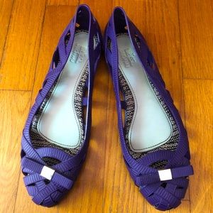 Melissa + Jason Wu Grosgrain Flats